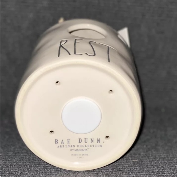 Rae Dunn REST Birdhouse with Etched Bird Decal - Picture 3 of 5